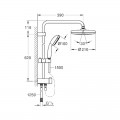 Душева система Grohe New Tempesta System 26381001 210 Flex - Фото 1